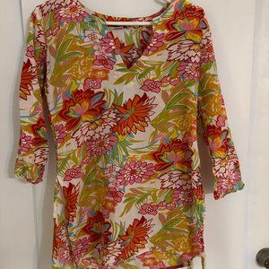 100% Cotton Light Weight Floral Cover